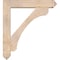 Ekena Millwork Legacy Arts and Crafts Smooth Bracket w/ Offset Brace, Douglas Fir, 7 1/2"W x 40"D x 44"H BKT0806X40X44LEC03SDF - alternate 3